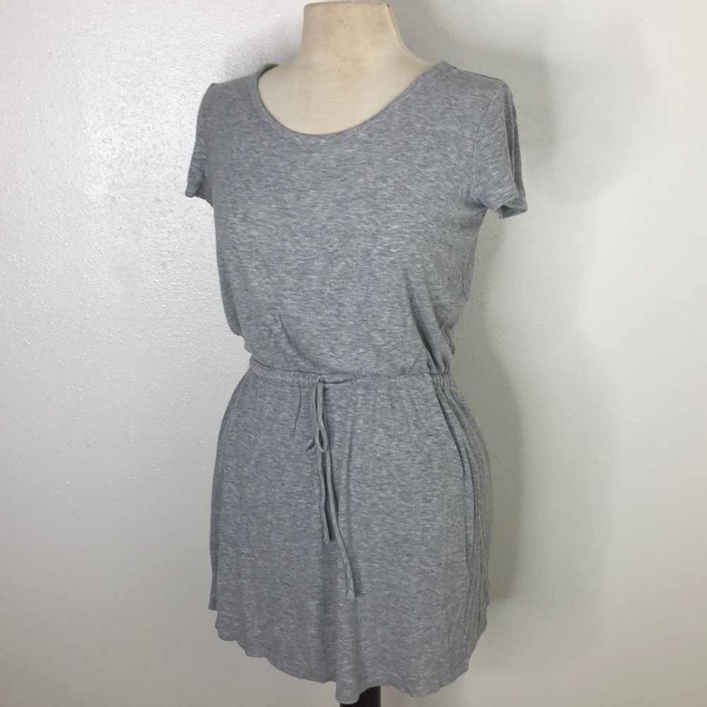 Olive & Oak Nordstrom grey ribbed tunic top small